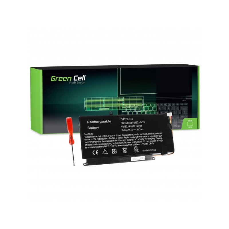 baterie laptop dell vostro 5460 5470 5480 5560 inspiron 14 5439 4500mah de105 green cell baterie laptop dell vostro 5460 5470 5480 5560 inspiron 14 5439 4500mah de105 green cell