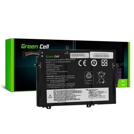 baterie laptop lenovo thinkpad l480 l490 l580 l590 l14 l15 gen 1 gen 2 4100mah le168 green cell