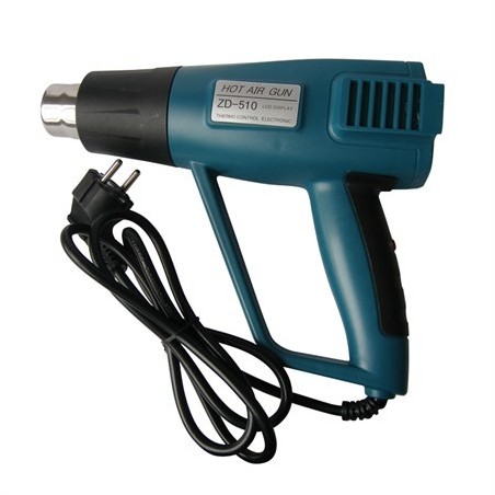 Pistol cu aer cald ZD510 1500W cu control de temperatură și afișaj