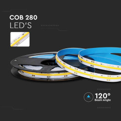 banda led cob 24v 6400k ip20 5m