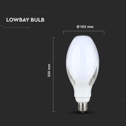 bec led e27 36w 6400k alb rece cip samsung