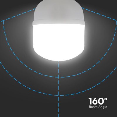 bec led t160 e27/e40 50w 6500k alb rece