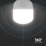 bec led t160 e27/e40 50w 6500k alb rece