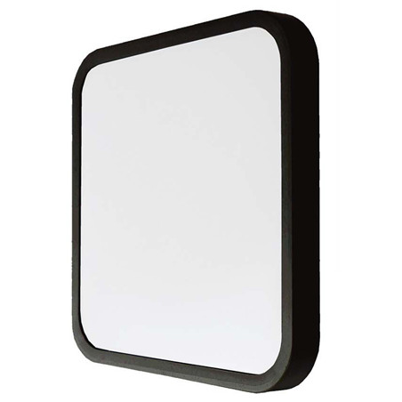 plafoniera led 18w ip44 6500k alb rece - negru