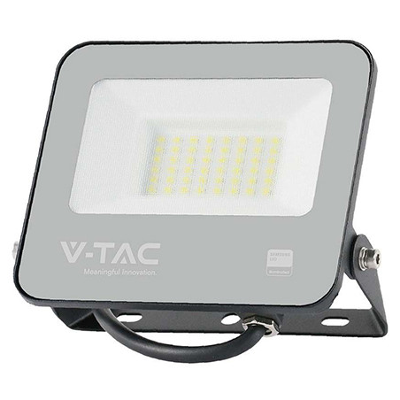 reflector led smd 30w 185lm/w 6500k ip65  cip samsung - negru/gri