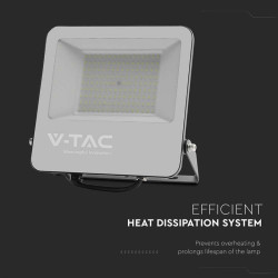 reflector led smd 100w 185lm/w 6500k ip65  cip samsung - negru/gri