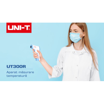 Termometre, Termometru infrarosu fara contact pentru temperatura umana UNI-T UT300R -12, dioda.ro