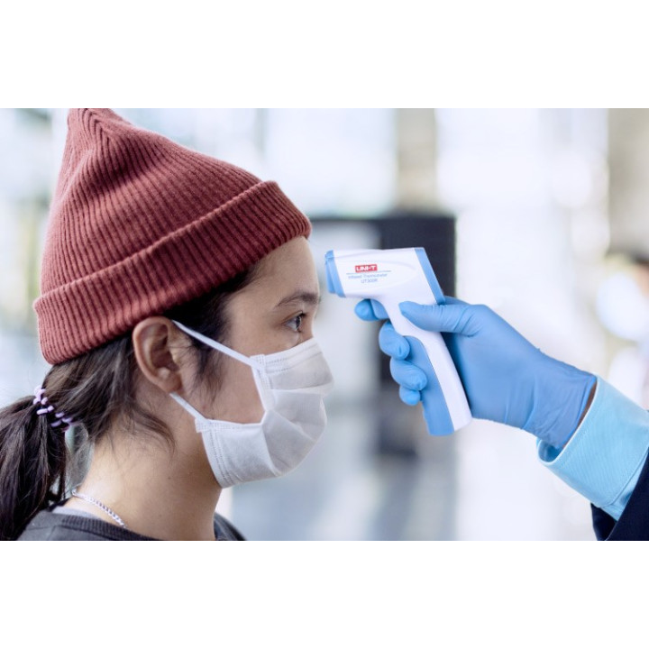 Termometre, Termometru infrarosu fara contact pentru temperatura umana UNI-T UT300R -14, dioda.ro