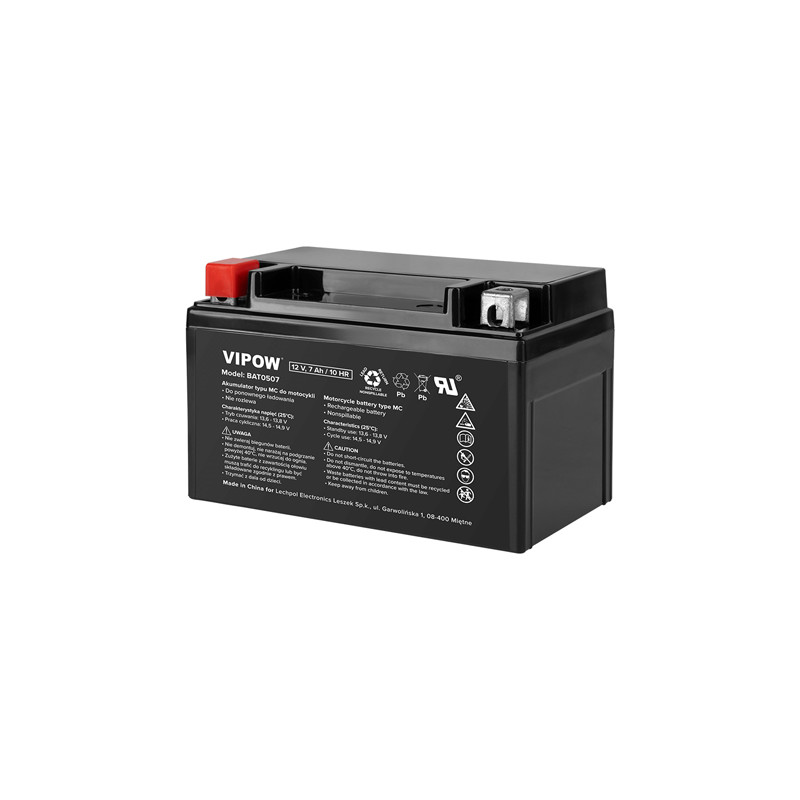 acumulator 12v 7ah / 10hr vipow