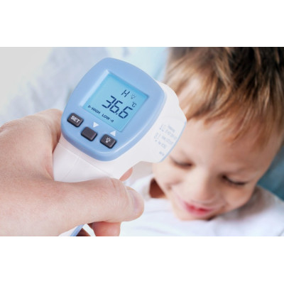 Termometre, Termometru infrarosu fara contact pentru temperatura umana UNI-T UT300R -16, dioda.ro