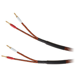 set cablu difuzor mufe banana x2 cupru 15awg 5m k&m