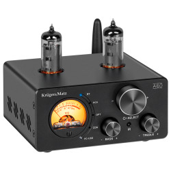 amplificator stereo lampi 6k4 2x100w a60 kruger&matz