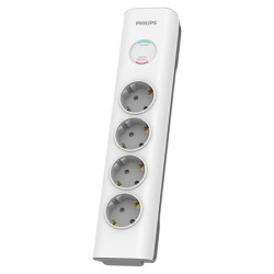 prelungitor surge protector 4 prize 2m philips