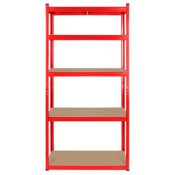 raft metalic 5 polite 750kg mdf 180x90x40 rosu rebel