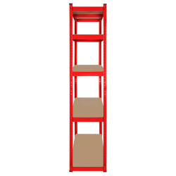 raft metalic 5 polite 750kg mdf 180x90x40 rosu rebel