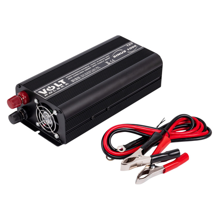 Invertoare auto, Invertor auto 12V / 220V  Convertor de tensiune SINUS 500 /1000W VOLT POLSKA -4, dioda.ro