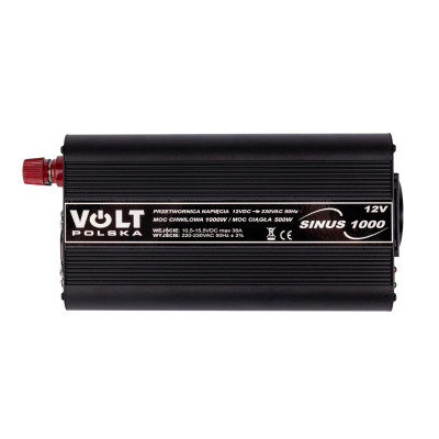 Invertoare auto, Invertor auto 12V / 220V  Convertor de tensiune SINUS 500 /1000W VOLT POLSKA -8, dioda.ro
