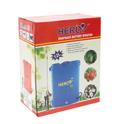 pompa stropit cu acumulator 12l herly (albastra)