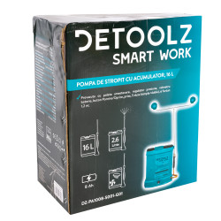 pompa de stropit cu acumulator li-ion, detoolz 16l