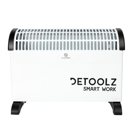 convector electric detoolz, 2kw, 3 trepte de putere, cu termostat reglabil