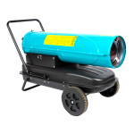 tun de caldura pe motorina detoolz, 30kw, 35l, cu roti de transport