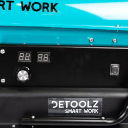 tun de caldura pe motorina detoolz, 30kw, 35l, cu roti de transport