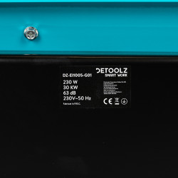 tun de caldura pe motorina detoolz, 30kw, 35l, cu roti de transport