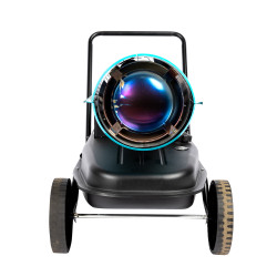 tun de caldura pe motorina detoolz, 30kw, 35l, cu roti de transport