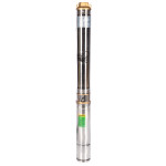 pompa submersibila pentru apa curata micul fermier, 0.75kw, debit 4500l/h, inaltime maxima pompare 87m, 13 turbine
