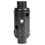 burlan recuperator caldura, rotund, 120 mm, gri mat