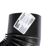 cot pentru soba pe lemne, 90˚, 130mm, gri mat