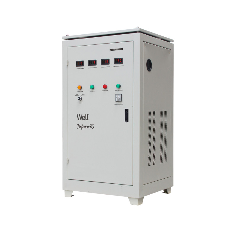 stabilizator automat de tensiune trifazat 75kva/ 60kw  well