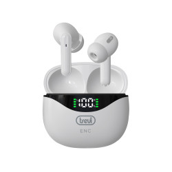 casti bluetooth in-ear trevi hmp 12e40 enc microfon alb