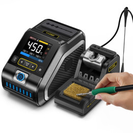 statie de lipit digitala fnirsi dws-200 h210  200w  temperatura reglabila 100-450 grade