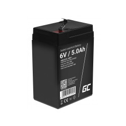 acumulator plumb acid greencell 6v 5ah  terminal f1/t1  agm11