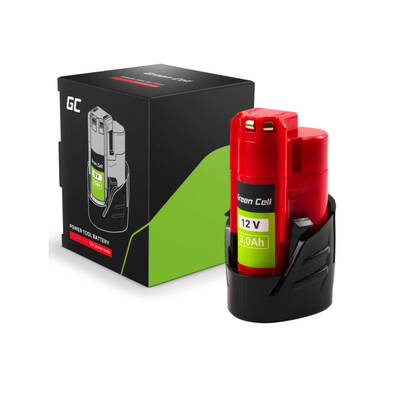 acumulator unelte electrice li-ion milwaukee m12 12v 3ah  ptml12v3 green cell