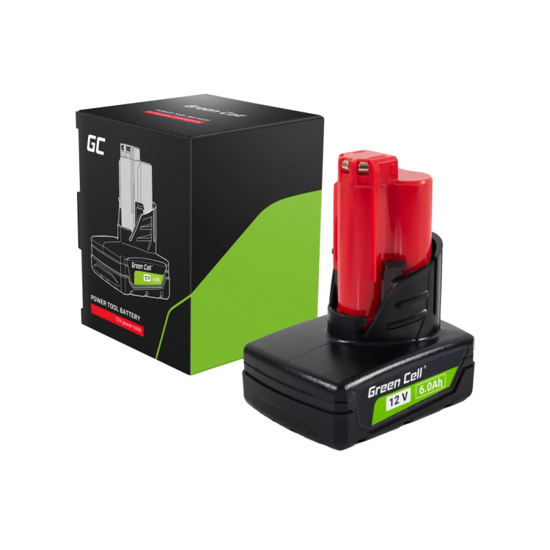 acumulator unelte electrice li-ion milwaukee m12 12v 6ah  ptml12v6 green cell