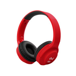 casti on-ear cu fir  trevi dj 601 m  microfon  rosu