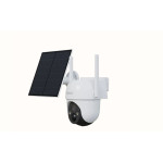 pachet camera de supraveghere pentru exterior arenti go2t+sp2  panou solar  3mp  pir  microfon  alb