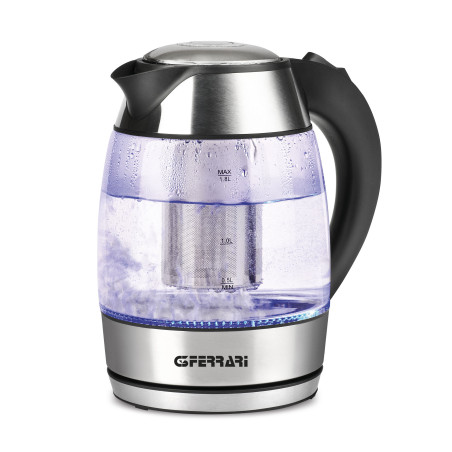fierbator de apa cu filtru pentru ceai otel inoxidabil 1.8l bolle blu g3ferrari