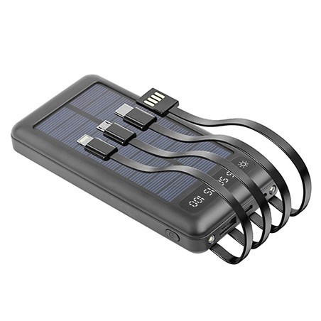 power bank 4in1 10000mah cu incarcare solara
