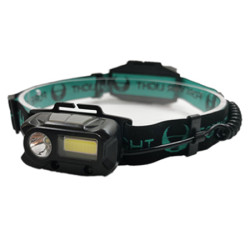 frontala led 3w + 3w cob 160lm 1200mah