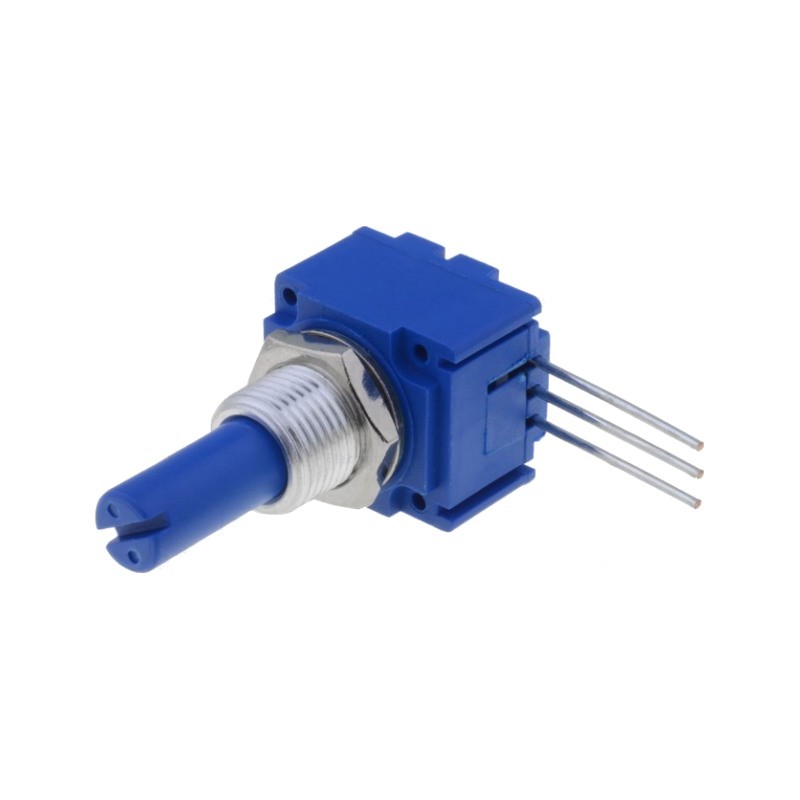 Potentiometre, Potenţiometru: axial singură tură 10kΩ ±10% 1W lineare 6,35mm -1, dioda.ro