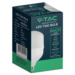 bec led t120 e27/e40 60w 6500k alb rece