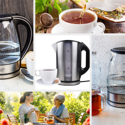 fierbator electric 1.7l 2200w adler