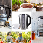 fierbator electric 1.7l 2200w adler