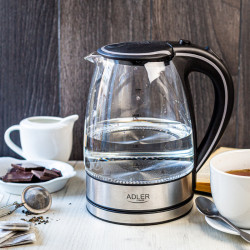 fierbator electric 1.7l 2200w adler
