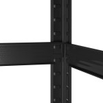 raft metalic 5 polite 750kg mdf 180x90x40 negru rebel