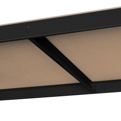 raft metalic 5 polite 750kg mdf 180x90x40 negru rebel