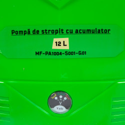 pompa de stropit cu acumulator, micul fermier 12l